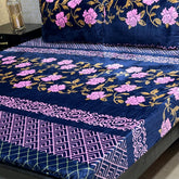 Fleece Bedsheet King Size-3Pcs-Design-621